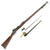 Original U.S. Springfield Trapdoor Model 1884 Rifle made in 1886 with Bayonet and Scabbard - Serial No 309626 Original Items