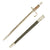 Original 19th Century Japanese Type 18 Murata Rifle Bayonet with Leather Scabbard Original Items