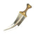 Original 19th Century Classic Saudi Arabian Jambiya Dagger with Wide Polished Blade Original Items