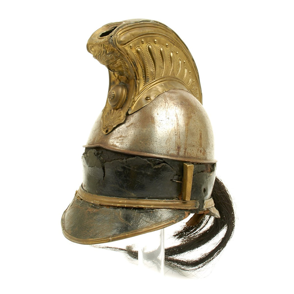 Original French 1st Empire Napoleonic Model 1810 Other Ranks Cuirassier Helmet dated 1812 - As Found Original Items