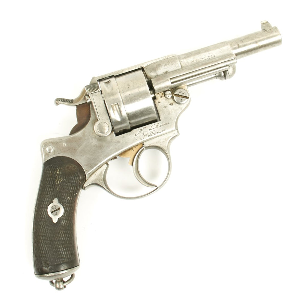 Original French Model MAS 1873 11mm Revolver Dated 1882 - Serial Number H74456 Original Items