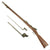 Original U.S. Springfield Trapdoor Model 1873 Rifle made in 1883 with Bayonet and Scabbard - Serial No 198849 Original Items