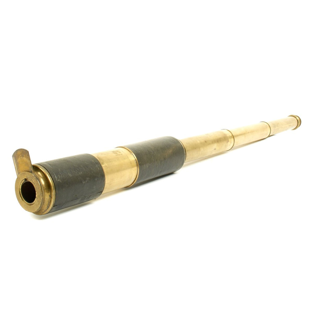 Original Victorian Era Military Grade Three Draw Field Telescope - Circa 1850 Original Items