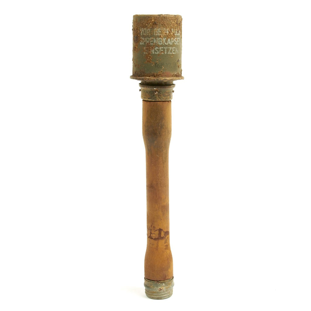 Original German WWII M24 Stick Grenade with Matched Shaft - Dated 1938 Original Items