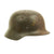 Original German WWII M35 Single Decal Helmet D-Day Utah Beach SS Jim Bridger Original Items