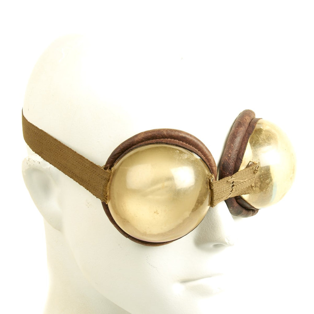 Original WWII German Pferdgasmaske 41 Horse Gas Mask Goggles Converted for Human Use Original Items