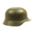 Original German WWII Subtle Normandy Camouflage M40 Luftwaffe Singel Decal Helmet - Q64 Original Items