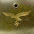 Original German WWII Subtle Normandy Camouflage M40 Luftwaffe Singel Decal Helmet - Q64 Original Items