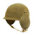 Original U.S. WWII USAAF Bomber Crew M3 Steel FLAK Helmet - Complete Rigging Original Items