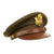 Original U.S. WWII USAAF Officer OD Green FLIGHT ACE Crush Cap With Rear Chin Strap - Size 7 1/4 Original Items