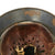 Original German WWII Luftwaffe M35 Double Decal Over Spray Camouflage Helmet - Q64 Original Items