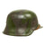 Original German WWII Camouflage M42 Helmet - hkp 66 Original Items
