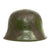 Original German WWII Camouflage M42 Helmet - hkp 66 Original Items