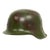 Original German WWII Camouflage M42 Helmet - hkp 66 Original Items