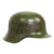 Original German WWII Camouflage M42 Helmet - hkp 66 Original Items