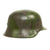 Original German WWII Camouflage M42 Helmet - hkp 66 Original Items