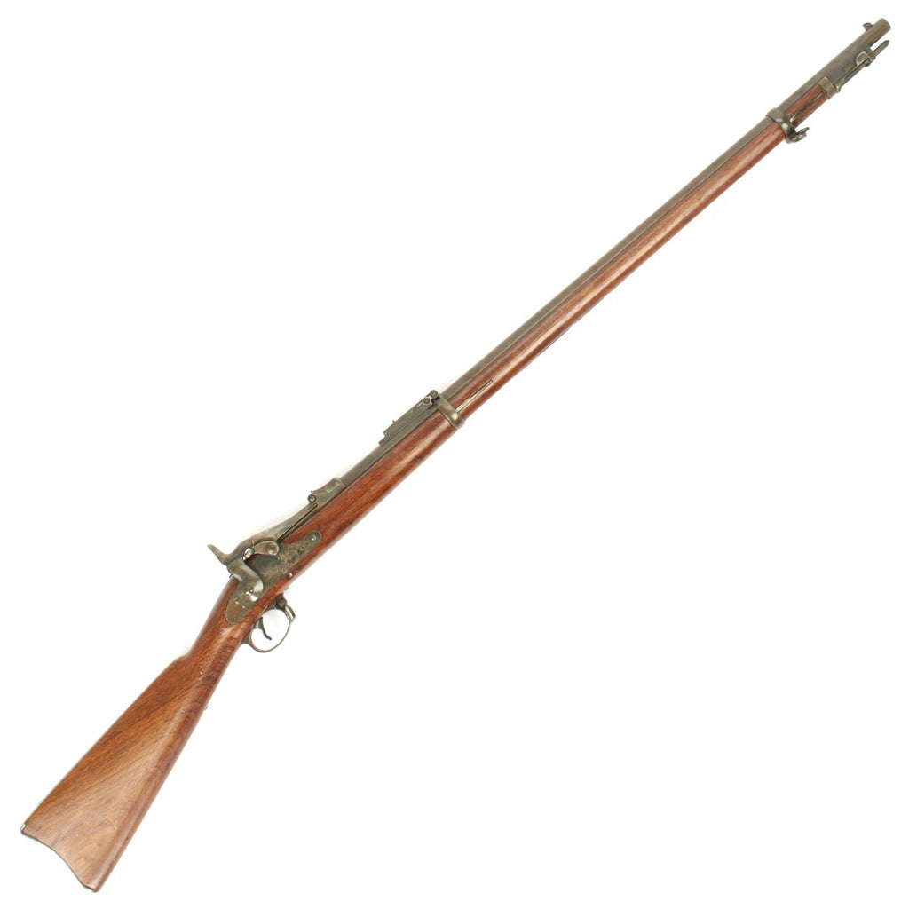 Original U.S. Springfield Trapdoor Model 1873 updated to 1884 Round Rod Bayonet Rifle - Serial No 138067 Original Items