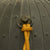 Original Japanese 19th Century Lacquered Jingasa Helmet with Sasaki Clan Crest and Tassel c.1850 Original Items