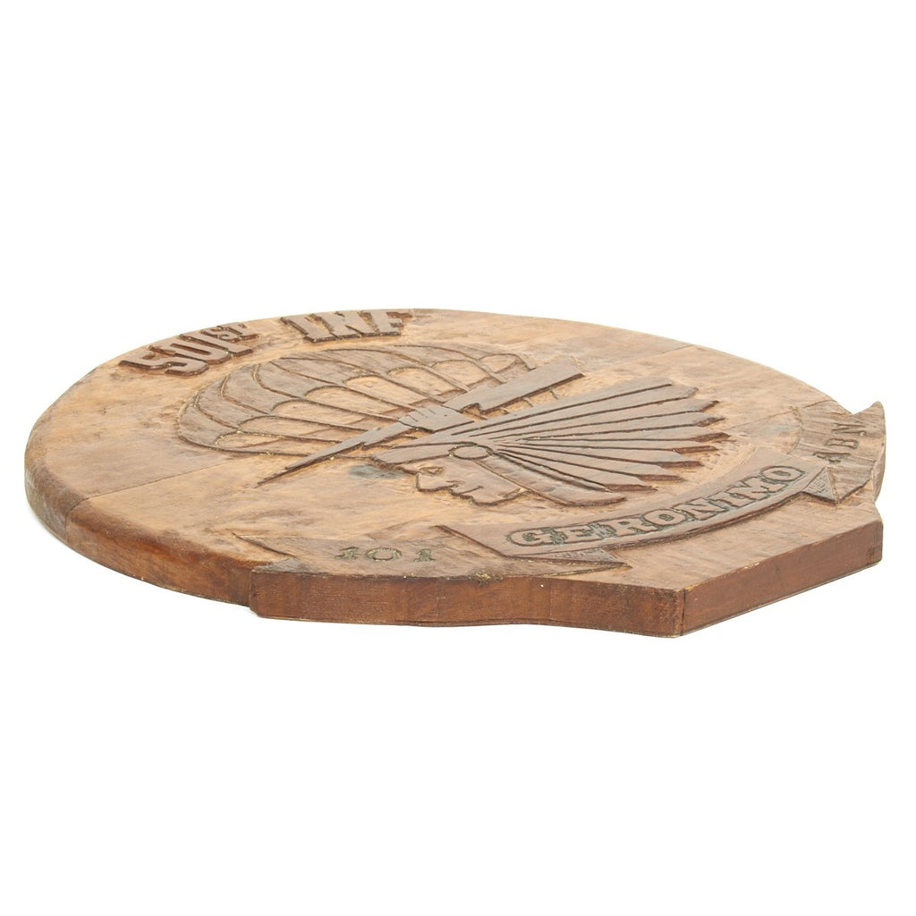 Original U.S. WWII 501st Parachute Infantry Regiment Geronimo Insignia ...