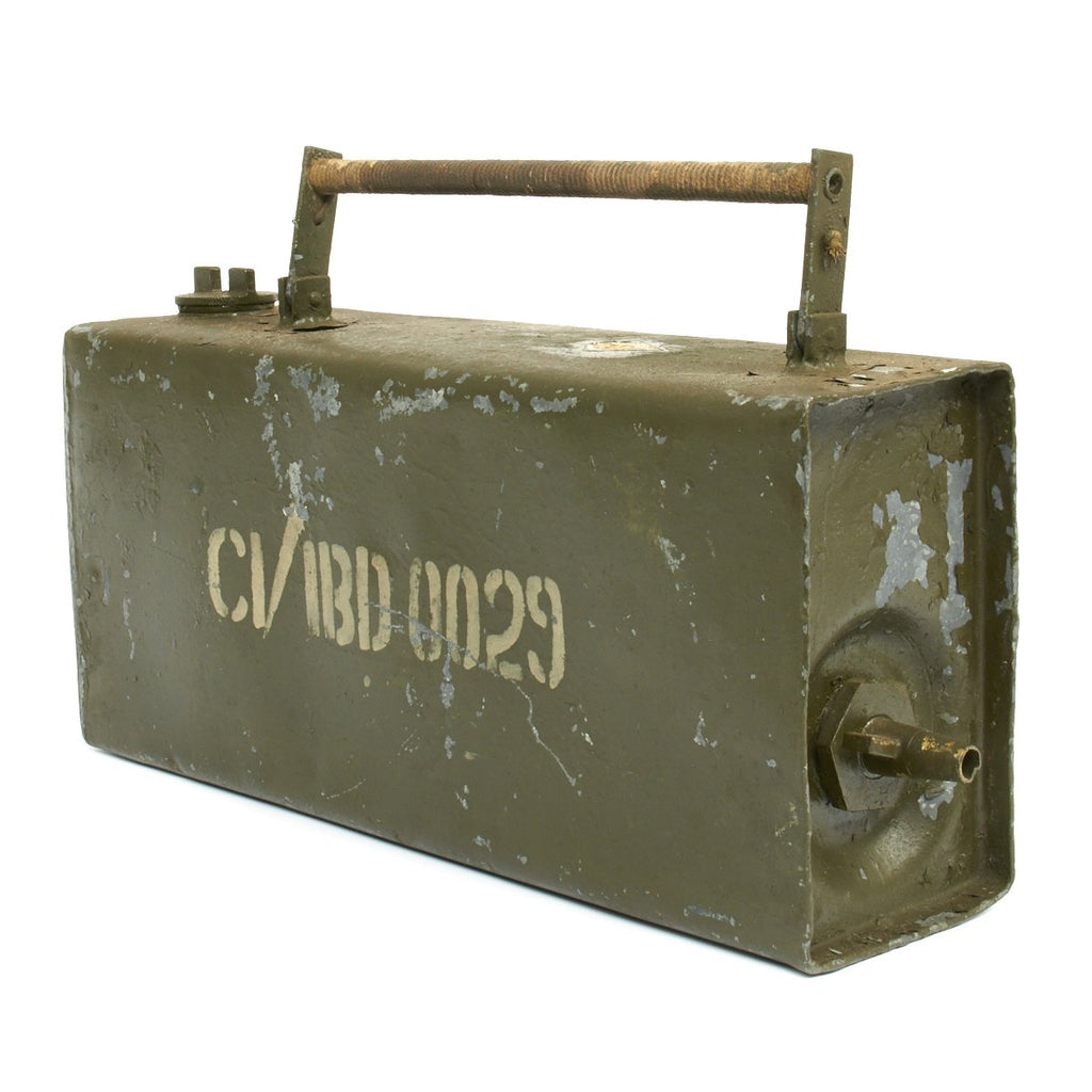 Orginal British WWII Vickers Machine Gun Water Can Dated 1940 Original Items