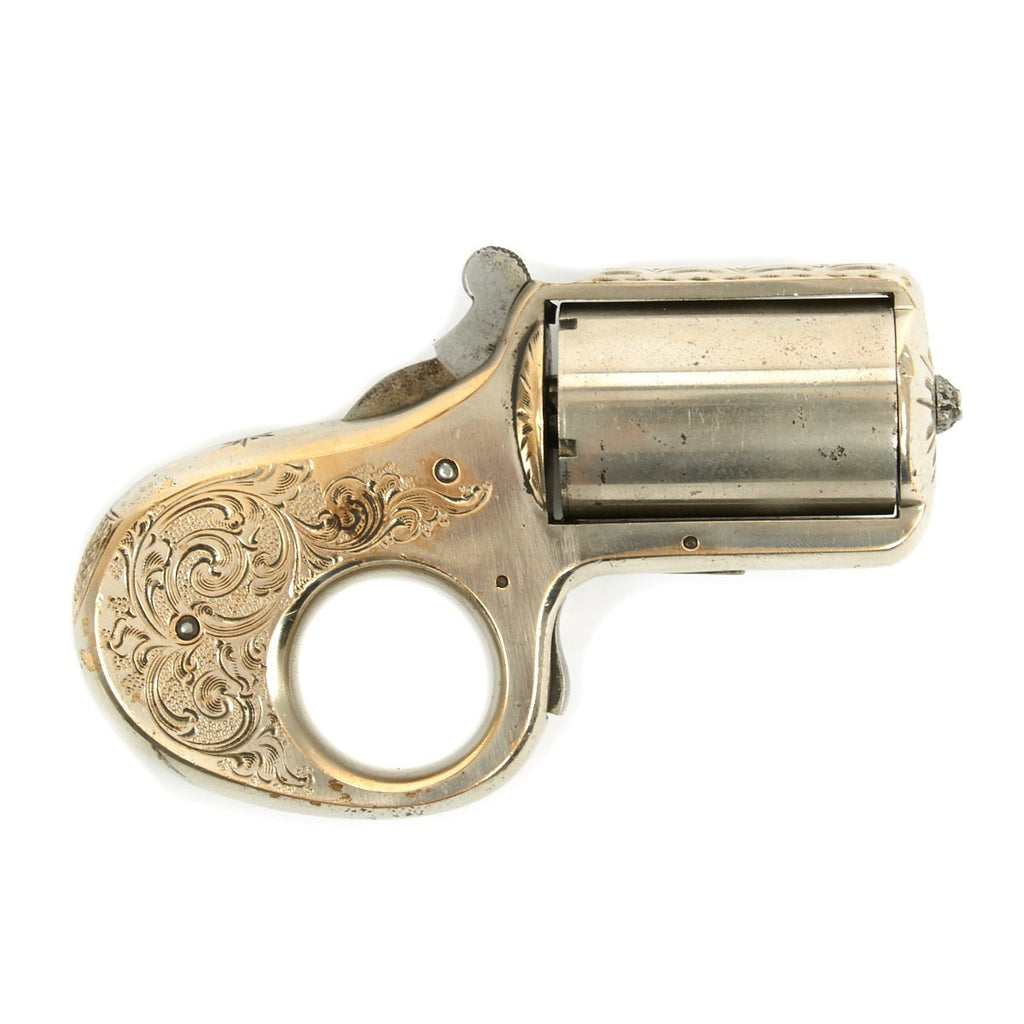 Original U.S. James Reid "My Friend" Knuckle Duster Pocket Pepperbox Revolver serial 17010 - c.1870 Original Items