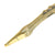 Original Greek or Balkan Brass Clad Miquelet Lock Rat Tail Pistol - circa 1820 Original Items