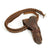 Original U.S. Old Western Leather Revolver Holster and Gun Belt with Period Photograph of Owner c.1885 Original Items