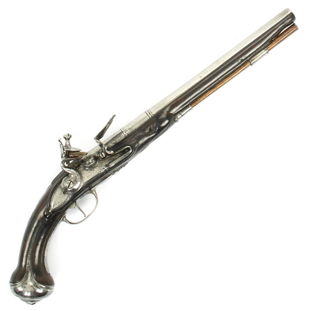 Original 18th Century French Flintlock Holster Pistol by Jean Favre of Sedan - Circa 1700 Original Items