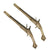 Original Pair of Balkan Greek Style Metal Stock Flintlock “Aegean Pirate” Pistols - circa 1800-1820 Original Items