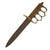 Original U.S. WWI Model 1918 Mark I Trench Knife by AU LION with Steel Scabbard Original Items