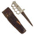 Original U.S. WWII Custom M-1918 Inspired Knuckle Duster Fighting Knife-Published in Reference Book Signed By Author - Page 270 Original Items
