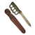 Original U.S. WWII Custom Knuckle Duster Fighting Knife As Seen in Book Signed By Author - Page 292 Original Items