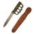 Original U.S. WWII Custom Knuckle Duster Fighting Knife As Seen in Book Signed By Author - Page 292 Original Items