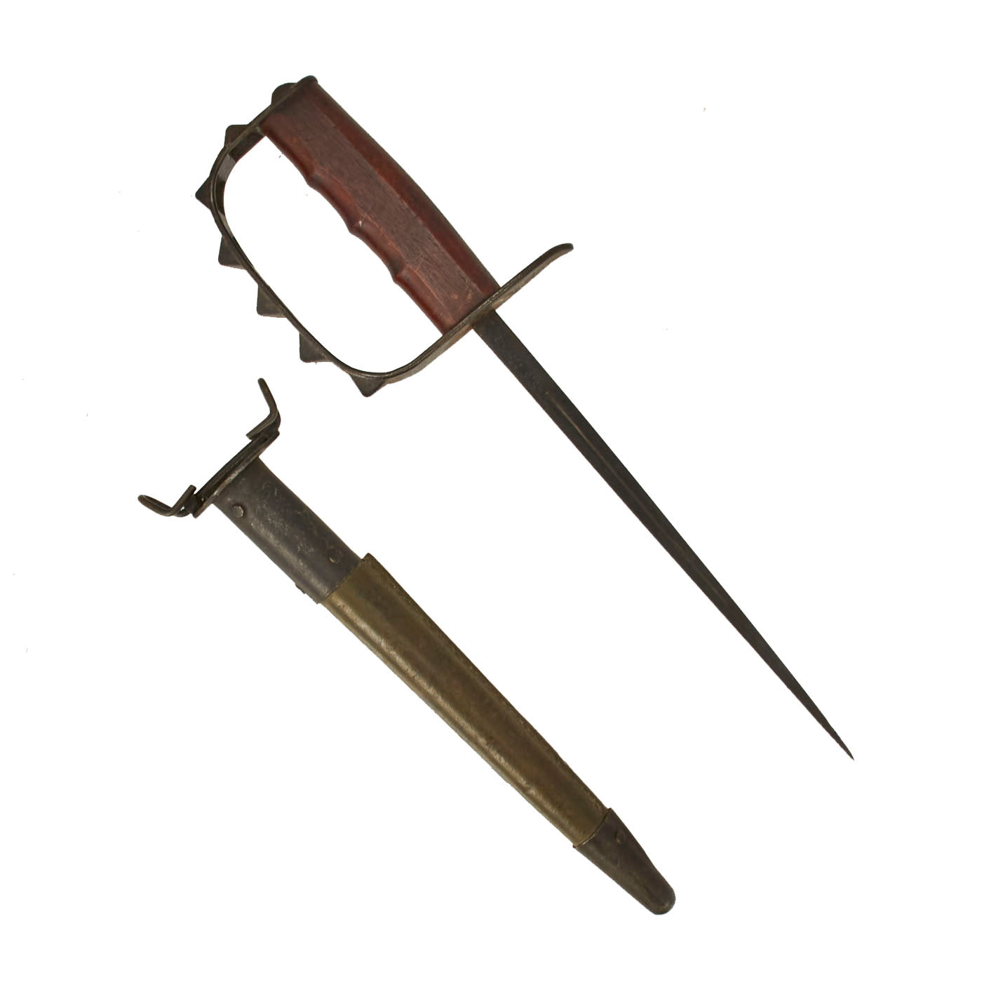 Original U.S. WWI M1917 Trench Knife by L.F. & C dated 1917 with 