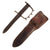 Original U.S. WWII 91st Infantry Division Theater Made Crude Knuckle Knife With Scabbard Original Items