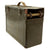 Original U.S. WWII B-24 Bombardier Chin Turret Seat With .50 Cal Ammunition Box And Flexible Feed Chute - 3 Items Original Items