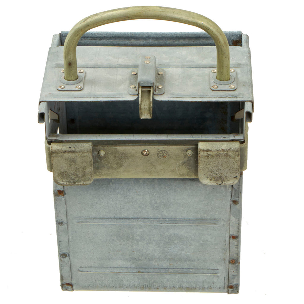 Original U.S. WWII B-17 B-24 Aircraft .50 Cal 30 Round Type O-1 Ammunition Box Original Items