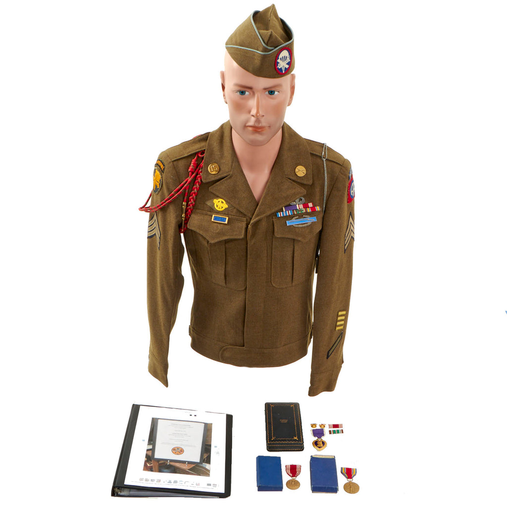 Original U.S. WWII D-Day 507th Parachute Infantry Regiment PIR