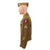 Original U.S. WWII D-Day 507th Parachute Infantry Regiment PIR Named Ike Jacket with Garrison Cap, Awards and Research - D-Day Veteran Original Items