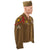 Original U.S. WWII D-Day 507th Parachute Infantry Regiment PIR Named Ike Jacket with Garrison Cap, Awards and Research - D-Day Veteran Original Items