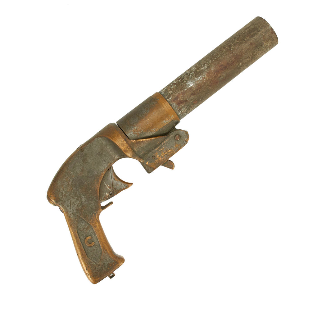 Original U.S. WWII Columbia Apparel Corp Model 3 Flare Pistol - 37mm Original Items
