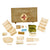 Original German WWII Verbandkasten Medic First Aid Set in Gelbbraun Steel Chest with Dated Contents Original Items