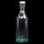 Original German WWII Luftwaffe Marked Clear Glass Beer or Wine Bottle Lot of 2 - Marked Property of Luftwaffe Original Items