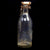 Original German WWII Luftwaffe Marked Clear Glass Beer or Wine Bottle Lot of 2 - Marked Property of Luftwaffe Original Items