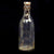 Original German WWII Luftwaffe Marked Clear Glass Beer or Wine Bottle Lot of 2 - Marked Property of Luftwaffe Original Items