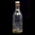 Original German WWII Luftwaffe Marked Clear Glass Beer or Wine Bottle Lot of 2 - Marked Property of Luftwaffe Original Items