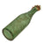 Original German WWII Luftwaffe Marked Green Glass Beer or Wine Bottle - Marked Property of Luftwaffe Original Items