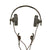 Original German WWII Panzer Armored Vehicle Model B Headset with Throat Mic Original Items