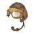 Original German WWII Luftwaffe LKpN101 Netzkopfhaube Summer Flying Helmet with MINT Unissued Flight Goggles In Box Original Items