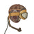 Original German WWII Luftwaffe LKpN101 Netzkopfhaube Summer Flying Helmet with MINT Unissued Flight Goggles In Box Original Items